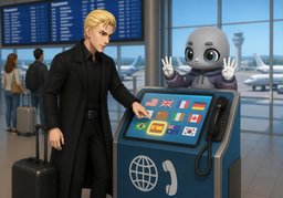 Quel est l'indicatif de ~ ?のイラスト