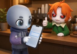 Puis-je le saisir dans ~ ?のイラスト