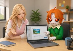 Je vais l'enregistrer sous le nom ~.のイラスト
