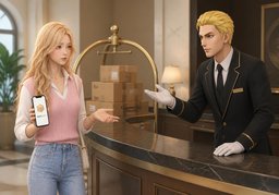Voulez-vous que j'informe ~ ?のイラスト