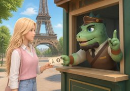Est-ce que le billet inclut l'accès à ~ ?のイラスト