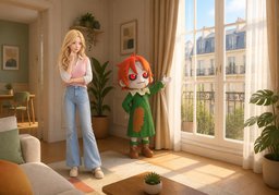 Le logement est-il lumineux ?のイラスト