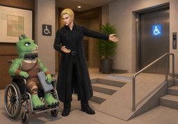 Le logement est-il accessible aux ~ ?のイラスト