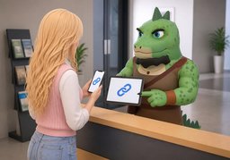 Puis-je postuler en ligne ?のイラスト