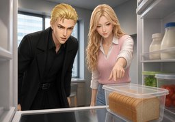 Y a-t-il ~ dans ~ ?のイラスト