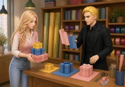 Pouvez-vous emballer ~ séparément ?のイラスト