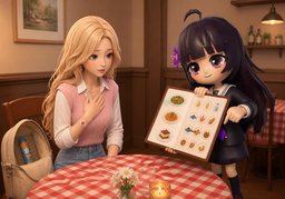 Le menu comprend-il ~ ?のイラスト