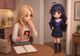 J'ai oublié ~.のイラスト