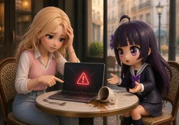 J'ai un problème.のイラスト