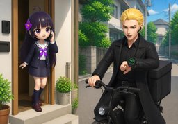 Dans combien de ~ arrivez-vous ?のイラスト