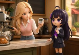 Pouvez-vous attendre ~ minutes ?のイラスト