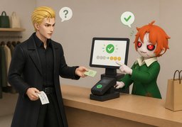 Les points seront-ils crédités après ~ ?のイラスト