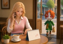 Vous arrivez à ~ ?のイラスト