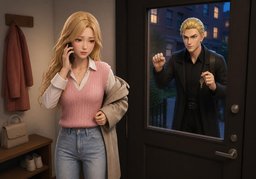 Je suis bloqué à ~.のイラスト