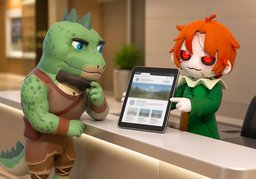 Consultez le site ~.のイラスト