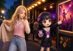 Ne manquez pas ~.のイラスト