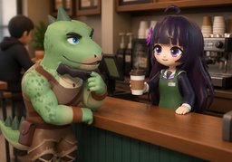 Je travaille chez ~ depuis ~.のイラスト