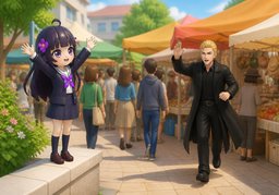 Vous me voyez ?のイラスト