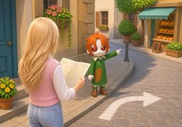 Tournez à ~.のイラスト