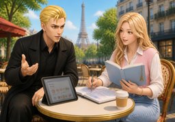 J'étudie ~.のイラスト