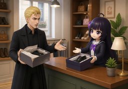 ~ est arrivé endommagé.のイラスト