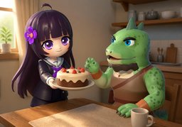 Je le fais pour ~.のイラスト