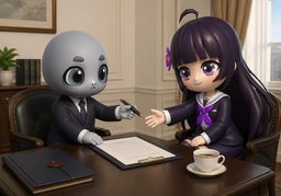 D'accord, je l'accepte.のイラスト