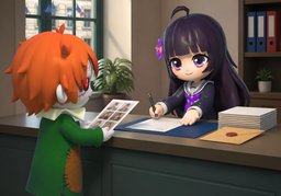 J'autorise ~.のイラスト