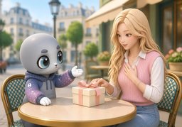 Oui, c'est pour moi.のイラスト
