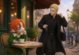 Je dois y aller.のイラスト
