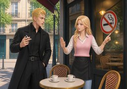 Ici, c'est non-fumeur.のイラスト