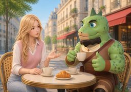 Très bien, merci.のイラスト