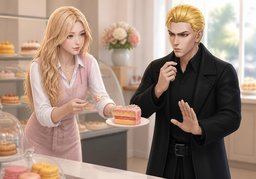 C'est trop sucré.のイラスト