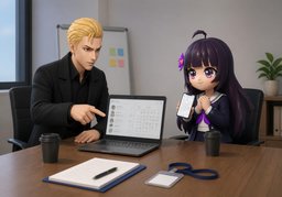 Je souhaite que les intervenants ~.のイラスト