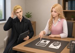 ~ est-il demandé ?のイラスト