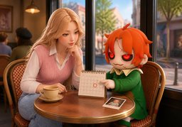 Ma date de naissance est ~.のイラスト