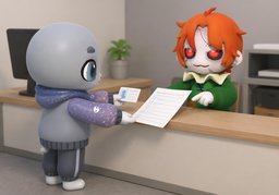 Quels documents doit présenter ~ ?のイラスト