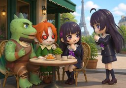 Puis-je me joindre à vous sur ~ ?のイラスト