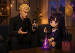 Je viendrai.のイラスト