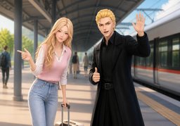 J'ai hâte de vous voir !のイラスト
