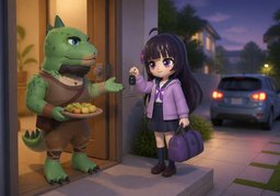 Je viendrai en ~.のイラスト
