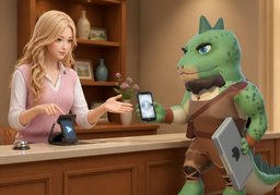 Pouvez-vous m'envoyer un SMS au ~ ?のイラスト