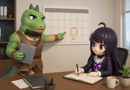 Pouvez-vous répondre d'ici ~ ?のイラスト