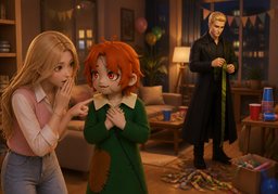 C'est touchant.のイラスト