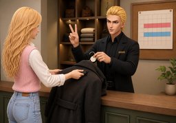 Combien de temps gardez-vous ~ ?のイラスト