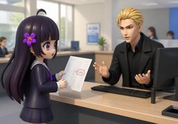 Vous m'avez débité ~.のイラスト