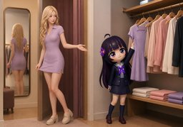 Pouvez-vous me chercher une taille ~ ?のイラスト