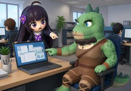 Je vais redémarrer ~.のイラスト