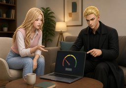 Le test de débit est de ~ Mbps.のイラスト