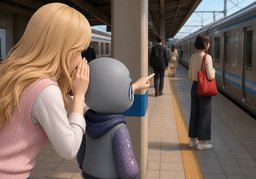 La personne a ~.のイラスト